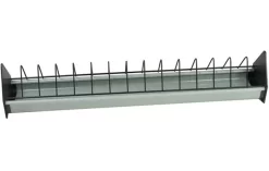 Futterrinne Mit Kippgitter Aus Kunststoff 100cm