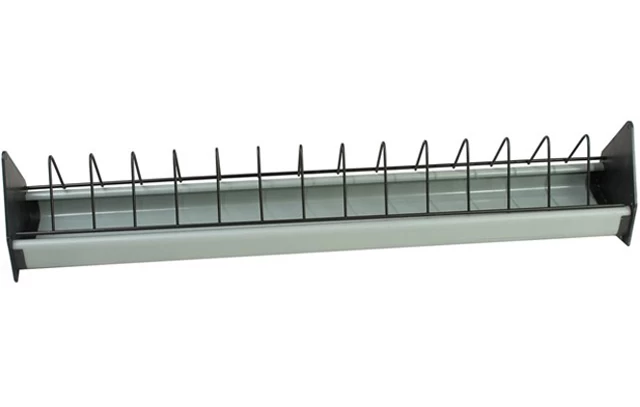 Futterrinne Mit Kippgitter Aus Kunststoff 100cm 1 Futterrinne Mit Kippgitter Aus Kunststoff 100cm